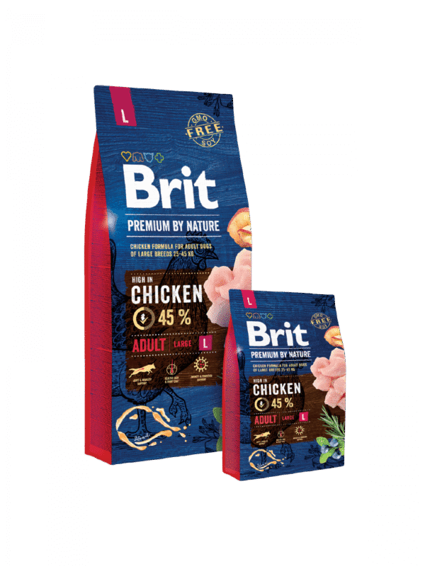 Brit Premium by Nature Adult LARGE ПИЛЕ