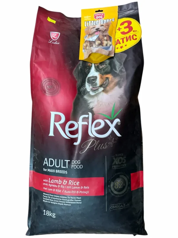 REFLEX ADULT DOG LAMB&RICE 18кг